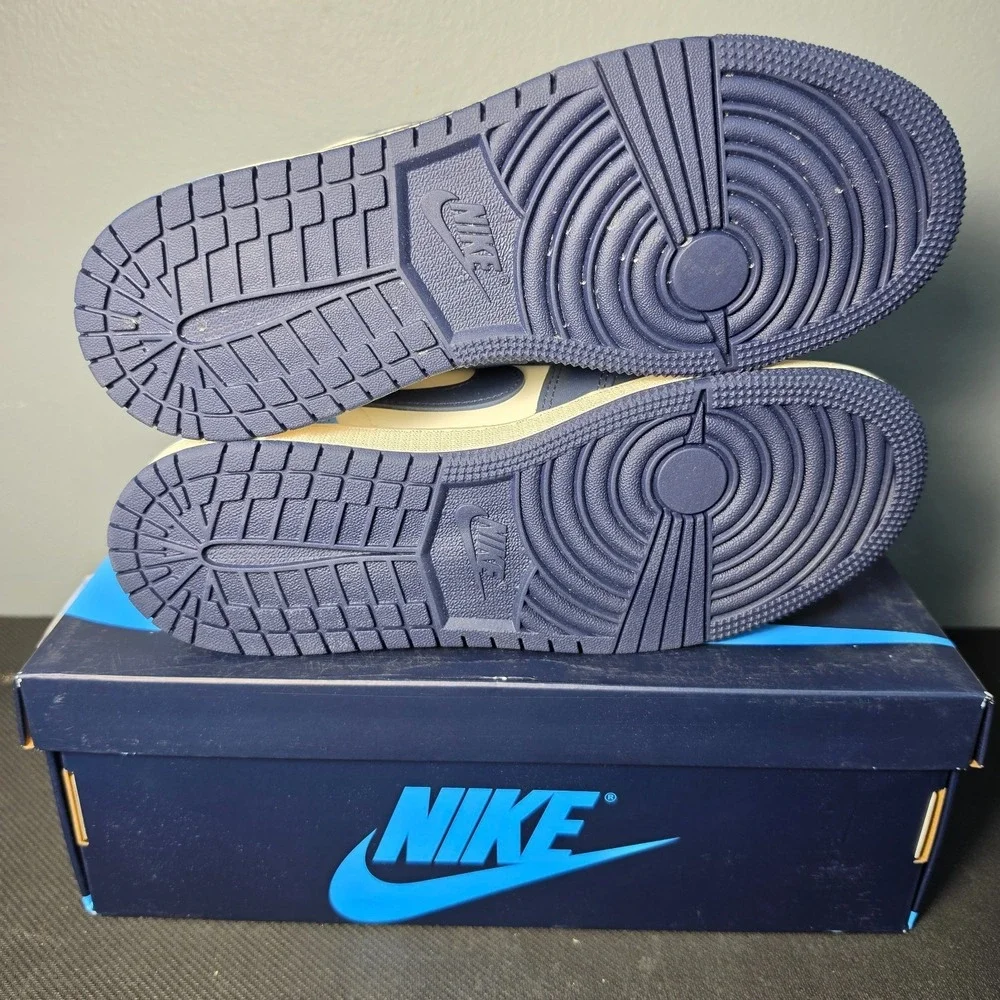 New Women 7.5 Youth 6Y Air Jordan 1 Retro Low OG GS Univ Blue Midnight Navy NIB - Picture 6 of 9